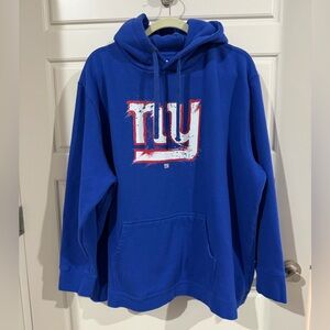 Fanatics 2XL New York Giants Royal Blue Hoodie. Worn two times.